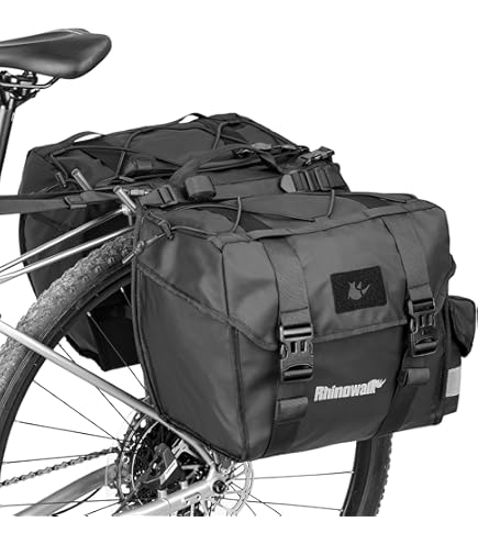 Amazon.co.jp: Green Guru Gear Free Rider Bike Pannier, Multicolor